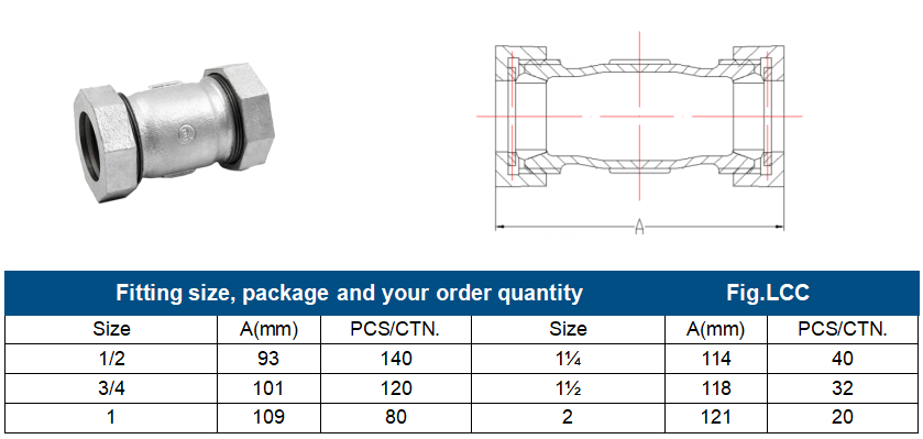 Long Compression Coupling