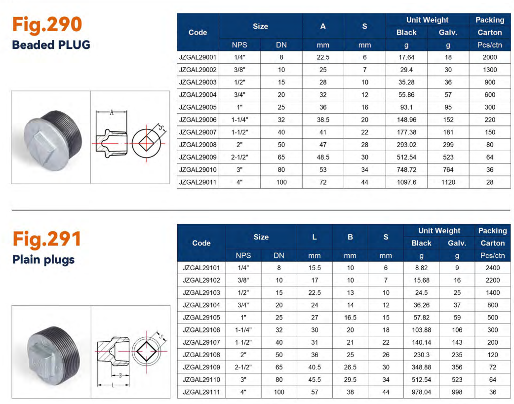 cheap galvanized pipe fittings