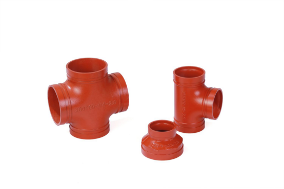 Red fire grooved fitting