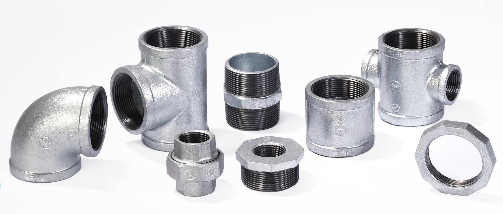 Common Galvanized Pipe Fittings for Building Construction Projects