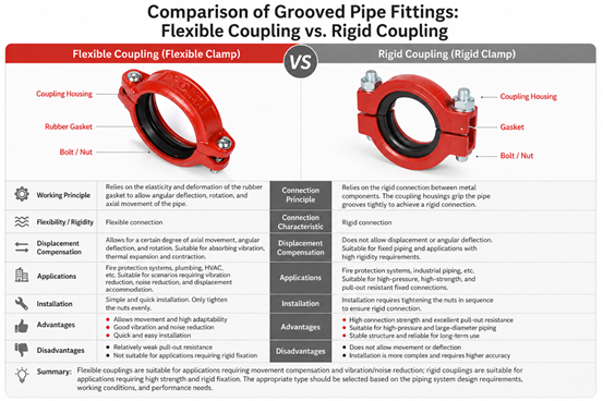 Flexible Coupling vs. Rigid Coupling