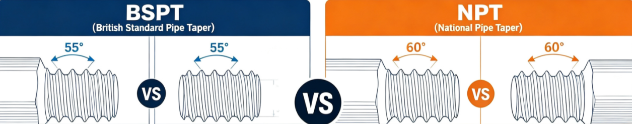 BSPT vs. NPT Malleable Iron Fittings: Choosing the Right Leak-Proof Seal