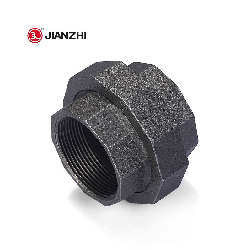 1/2" BSP Union Male/Female Black Malleable Iron Pipe Fitting 