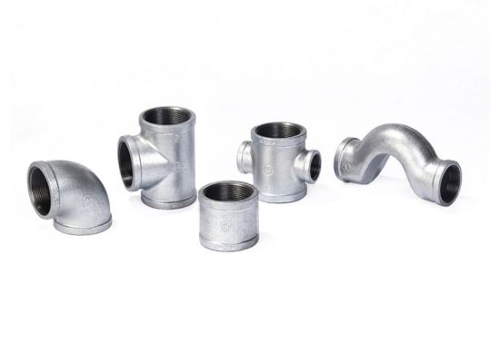 What are the types and uses of malleable pipe fittings?