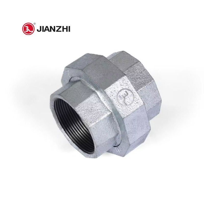 Plumbing Pipe Fittings Union, Galvanised Flat Seat Union