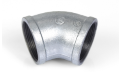 3/8 in. 45 Degree Elbow - CLASS 150# NPT Threaded 45 degree galvanized elbow